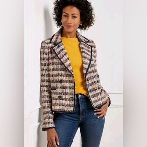 Talbots Women's Multicolor Tweed Jacket